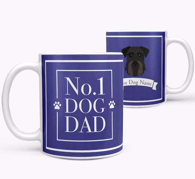 Personalised 'No.1 Dad' Mug from your {breedFullName}